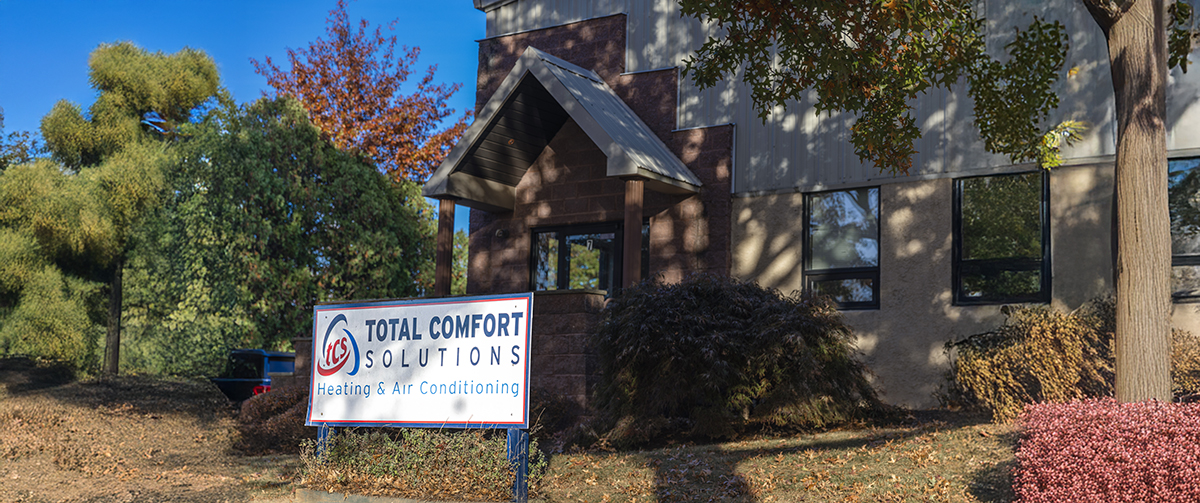 tcs sign front of house